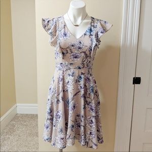 Small Taupe Floral Dress altar’d state